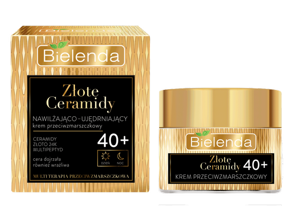 Bielenda Golden Ceramides Moisturizing Firming Day and Night Cream Anti Wrinkle 40+ 50ml