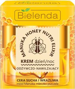 Bielenda Manuka Honey Nutri Elixir Nourishing and Moisturizing Day and Night Cream for Dry and Sensitive Skin 50ml