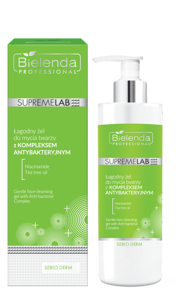 Bielenda Professional Supremelab Sebio Derm Mild Face Cleansing Gel with Antibacterial Complex 200ml