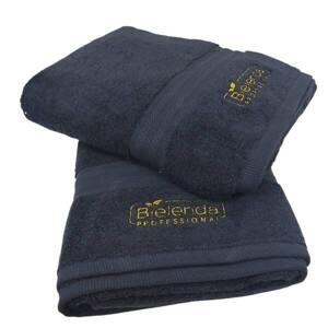Bielenda Professional Terry Spa Towel Black 70x140cm 1 Piece