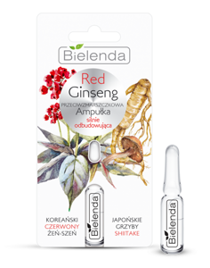 Bielenda Red Ginseng Anti-Wrinkle Strongly Rebuilding Ampoule for Mature Skin 3ml
