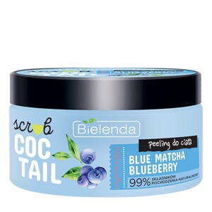 Bielenda Scrub Coctail Regenerating Body Scrub with Blue Matcha and Blueberry 350g