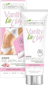 Bielenda Vanity Clays Bio Cream for Hair Removal with Pink Clay for Sensitive Skin 100ml