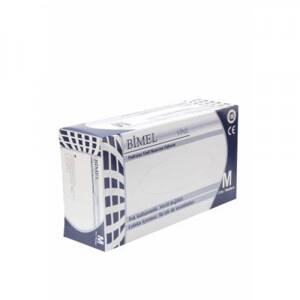 Bimel Vinyl Gloves Medium Disposable Size M 100 Pcs