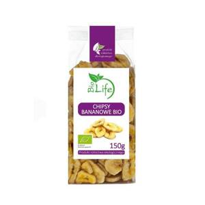 Bio Life Bio Banana Chips Ecological Magnesium Potassium and Folic Acid Source 150g