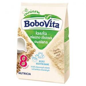 BoboVita Milk Grain Porridge Oatmeal with Vitamins after 8th Month 230g