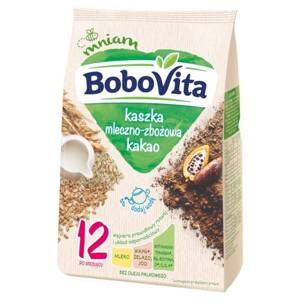 BoboVita Milk and Cereal Porridge with Cocoa Flavor for Children after 12 Months of Age 230g