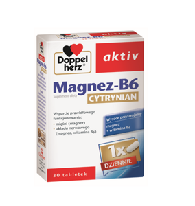 Doppelherz Aktiv Magnesium B6 Citrate Fatigue Nervous System 30tablets