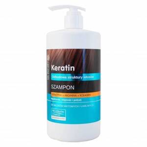 Dr. Sante Keratin Hair Shampoo with Arginine and Collagen for Matt and Brittle Hair with Pomp 1000ml