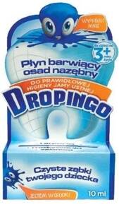 Dropingo Staining Liquid Plaque Careful Teeth Cleaning Fruit Flavor 10ml Best Before 31.03.24