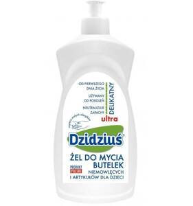 Dzidziuś Ultra Delicate Gel for Washing Bottles and Supplies for Babies 500ml