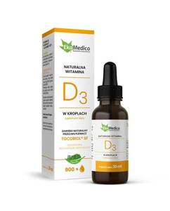 EkaMedica Natural Vitamin Junior D3 Drops Energy Resistance Antioxidant 30ml