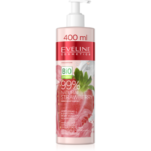 Eveline 99% Natural Strawberry Moisturizing and Smoothing Body Yogurt 400ml