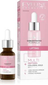 Eveline Concentrated Formula Lifting Serum with Multi Peptides for Face Neck and Decollete 18ml