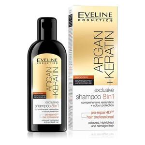 Eveline Exclusive Argan Keratin 8in1 Shampoo for Dyed and Highlighted Hair 150ml
