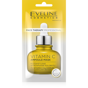 Eveline Face Therapy Professional Ampoule-Mask Vitamin C Illuminating Cream Mask for Gray Skin 8ml