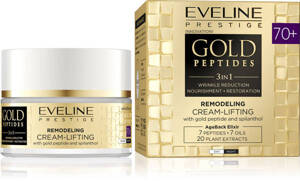 Eveline Gold Peptides 3in1 70+ Day and Night Remodeling Lifting Cream with Golden Peptide and Spilantol 50ml