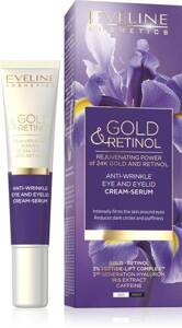 Eveline Gold & Retinol Anti-Wrinkle Eye and Eyelid Cream-Serum 20ml