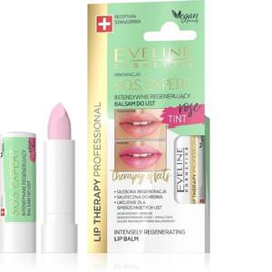 Eveline Lip Therapy S.O.S. Expert Care Formula Intensive Regenerating Lip Balm Rose 1 Piece