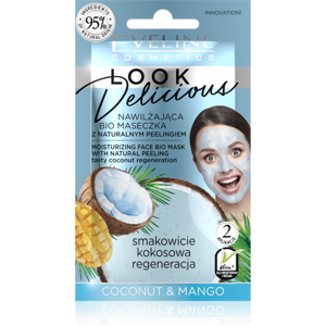 Eveline Look Delicious Moisturizing Face Mask with Bio Coconut and Mango 10ml