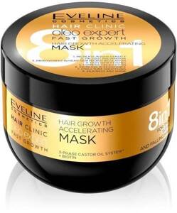 Eveline Oleo Expert Fast Growth Mask 8in1 for Thin and Weak Hair 500ml