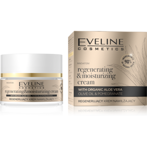 Eveline Organic Gold Regenerating and Moisturizing Cream with Organic Aloe Vera 50ml Best Before 01.04.24