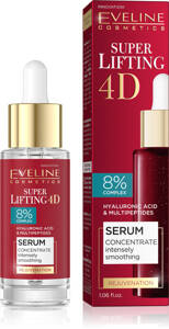Eveline Super LIfting 4D Intensively Smoothing Rejuvenating Serum Concentrate for Mature Skin 30ml