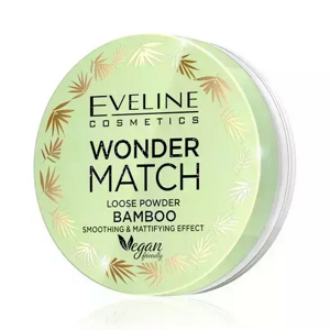 Eveline Wonder Match Loose Powder Bamboo Smoothing and Mattifying Effect 6g