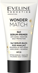 Eveline Wonder Match SPF20 Serum-Makeup Base 3in1 30ml