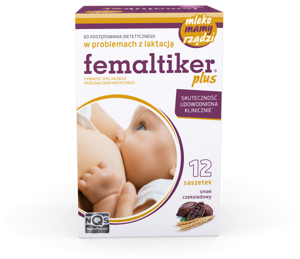 Femaltiker Choco Product to Support Lactation Chocolate Flavor 12 Sachets