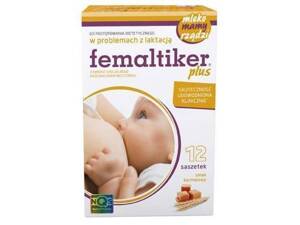 Femaltiker Plus Product Supporting Lactation Caramel Flavor 12 Sachets
