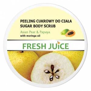 Fresh Juice Sugar Body Peeling with Asian Pear Papaya and Moringa Oil 225ml