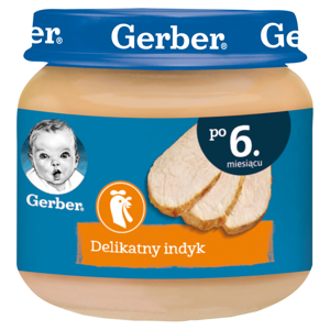 Gerber Delicate Turkey for Babies after 6 Months 80g