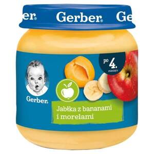 Gerber Dessert Apples with Bananas and Apricots for Infants after 4 Months 125g