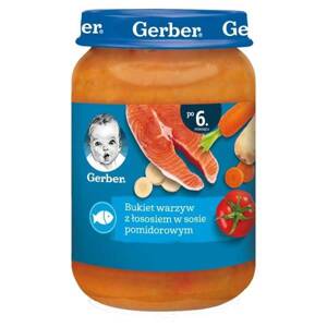 Gerber Dish Vegetable Bouquet with Salmon in Tomato Sauce for Babies after 6 Months 190g