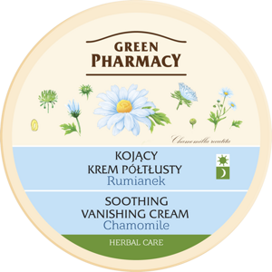 Green Pharmacy Soothing Vanishing Cream for Dry and Sensitive Skin with Chamomile 150ml