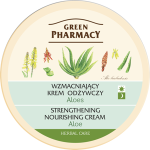 Green Pharmacy Strengthening and Nourishing Cream for Dry and Sensitive Skin with Aloe 150ml