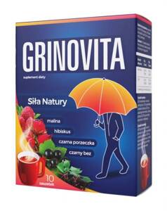 Grinovita Vitamin C and Zinc Source for Strengthening Body 10 Sachets
