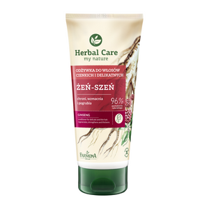 Herbal Care Ginseng Conditioner for Delicate and Thin Hair with Natural Ingredients 200ml