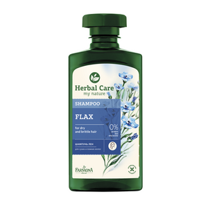 Herbal Care Rebuilding Shampoo for Dry and Damaged Hair with Flax 330ml