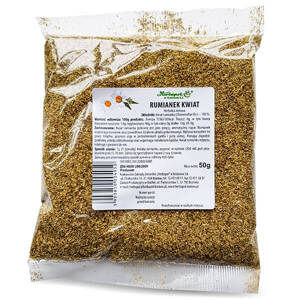 Herbapol Chamomile Flower Herbal Tea for Digestive System and Throat Mouth Irritation 50g