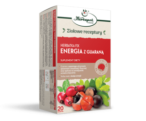 Herbapol Fix Tea Energy with Guarana for Tiredness Reduction 20x3g