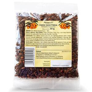 Herbapol Sea Buckthorn Fruit Herbal Tea for Heart Work Support and Digestive Tract 50g