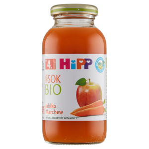 Hipp Bio 100% Apple and Carrot Juice for Infants after 4th Month 200ml