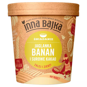 Inna Bajka Breakfast Millet Banana and Raw Cocoa Magnesium Source for Electrolyte Balance 65g