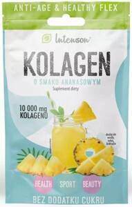 Intenson Collagen with Pineapple Flavor with Hyaluronic Acid and Vitamin C in Powder 11.4g