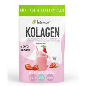 Intenson Strawberry Collagen with Hyaluronic Acid and Vitamin C 60g