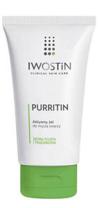 Iwostin Purritin Active Face Wash Gel Oily and Acne Akin 150ml BEST BEFORE 30.06.2022