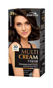 Joanna Multi Cream Permanent Intensive Hair Color Dye Care  Tea Bronze  60x40x20g  Tea Bronze | Cosmetics \ Hair \ Coloring Up to 50% OFF