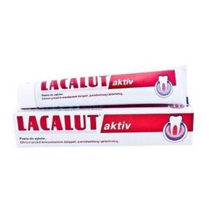 Lacalut Aktive Toothpaste Bleeding Gums Against Periodontitis 75 ML
